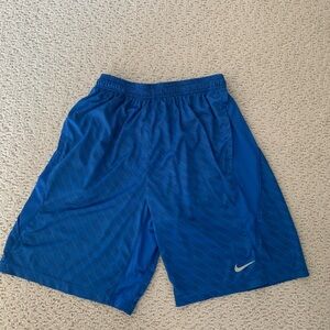 Men’s size medium blue Nike dri fit shorts